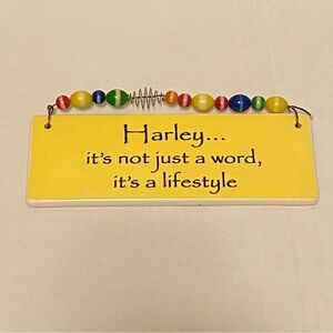 Harley Davidson Motorcycle Sign “It’s Not Just a Word, It’s a Lifestyle”